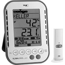 TFA Dostmann Profesyonel Iklim Kaydedici Klimalogg Pro Tfa 30.3039 Dahil. Radyo Vericisi 30.3180 (Beyaz)