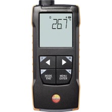 Testo - 110 - 0563 0110 - Sıcaklık Ölçümü Için Uygulama Bağlantılı Ntc ve PT100 Sıcaklık Ölçüm Cihazı