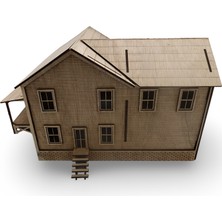 Algwood Heims Mill Ahşap Değirmen Maketi - Dekoratif Ahşap Maket Bina – Su Değirmeni Koleksiyon Modeli