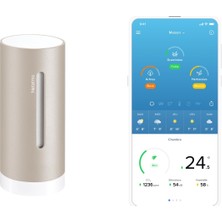 Netatmo Hava Istasyonu Için Ek Akıllı Iç Mekan Modülü, Sıcaklık, Nem ve Hava Kalitesi (Co2) Izleme, Nım-S-Ww, Aksesuarlar, Kum