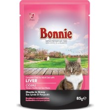 Esranın Dünyası Bonnie Kuzu Etli Cigerli Pouchjelly Kedi Kons. 85 gr
