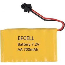 Efcell EF-72700S 7.2V 700MAH 6'lı Şarjlı Oyuncak Pili