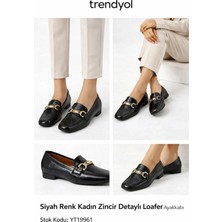 Bitangosu Rugan Klasik Loafer - Gold Tokalı Günlük Rahat Ayakkabı