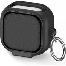 Mi7a Galaxy Buds 4 Pro Uyumlu Kilitli Koruma Kılıfı (Telefon Tutucu Stand Özelliği)
