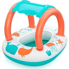 Esranın Dünyası Bestway Gölgeli Konfor Peluş Bebek Teknesi 33 x 26 Inç Veya 84 x 67 cm