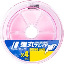 Esranın Dünyası Dann Braid Ip Egi Special Dbe4 Pe 0.5/0.09MM/10LB/4.0/150 Metre Pembe