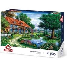 Esranın Dünyası Art Puzzle Kuğulu Bahçe 1500 Parça Puzzle