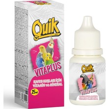 Esranın Dünyası Quik Vita Plus Kuş Vitamini 12X25 ml
