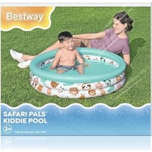 Esranın Dünyası Bestway Safari Pals Çocuk Havuzu, Φ40 x A10 Inç Veya Φ1.02 M x A 25 cm
