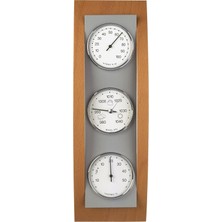 Tfa Dostmann Analog Meteoroloji Istasyonu, Ahşaptan Yapılmış, Barometre, Termometre, Higrometre, Kahverengi
