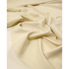Kumaş Parça Krem Telalanmış Interlok Penye Örme Kumaş Tok Duruşlu Esnek Elbiselik & Tuniklik En: 160CM