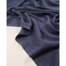 Kumaş Parça Lacivert La..ste Penye Kumaş Yumuşak Esnek Tişörtlük & Bluzluk En: 160CM