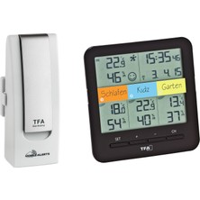 Tfa Dostmann Meteoroloji Istasyonu, Weatherhub Smarthome Sistemi Iklim ve Akıllı Telefonlu Ev Izleme, Kablosuz Termo Higrometreli Başlangıç ​​seti, Beyaz, 40 x 28 x 104 Cm, 31.4007.02