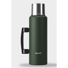 Esranın Dünyası 4 Camp Klasik Vakumlu Kulplu Çelik Termos 1.5 Lt. Green ST-206