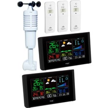 TFA Dostmann Tfa-Dostmann Kablosuz Hava Durumu Istasyonu View Breeze Mega Tfa 35.8001.01.89 Wlan 2 Ek Vericiyi Görüntüler