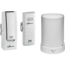 TFA Dostmann Tfa-Dostmann Weatherhub Başlangıç ​​seti, Yağmur Ölçerli Tfa 31.4001.02 + 30.3306.02 Sıcaklık Yağmur Kontrolü