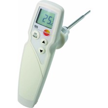 Testo 0563 1054 T El Termometresi Seti, Dondurulmuş Gıda Ölçümü, En Yüksek -50 Ila 275 °c, 0,1 °c Çözünürlük, LR44 Düğme Pil, LCD Ekran
