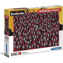 Esranın Dünyası Clementoni - 39527 - La Casa De Papel Yetişkin Puzzle - Impossible - 1000 Parça