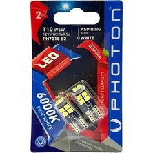 Esranın Dünyası Photon Ampul T10 W5W 12V 12 LED Aspiring Serie (2'li Blister) Pht PH7018 B2
