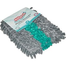 Esranın Dünyası BADEM10 Ev Ofis Iş Yeri Sillgech Mikrofiber Makarna Temizlik Kurulama Mop Vileda Yedeği 40 cm EH320