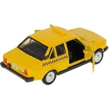 Esranın Dünyası 004-BR L-17T Taksi Murat 131 Havalı Korna Işıklı Model Araba