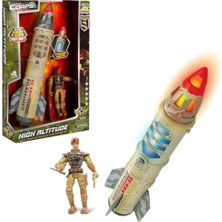 Esranın Dünyası Sesli ve Işıklı The Corps High Altitude Askeri Oyun Seti - Roket