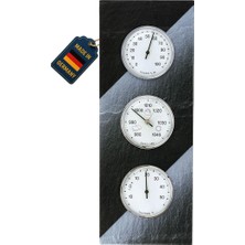 Tfa Dostmann Analog Hava Durumu Istasyonu Arduvazdan Yapılmış, 20.3018, Barometre, Termometre, Higrometre, Alman Aile Şirketi, Iç Mekan Kullanımı Için, Sıcaklık ve Nem, Arduvaz Dahil