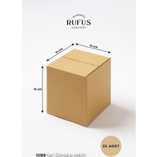 Rufus Concept 14X14X16CM Kraft Koli 25 Adet
