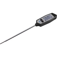 Tfa Dostmann Hassas Termometre V315, 31.1064.01.K, 0,5 Sn Ölçüm Hızı, 0,05°c Doğruluk, Max/mın/avg Işlevi, Kalibrasyon Sertifikası Dahil, Delinme Termometresi, Siyah