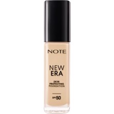 Esranın Dünyası Note Cosmetics New Era Skin Protecting 110 Soft Ivory Nemlendirici Etkili Spf 50 Hyaluronik Asitli Fondöten
