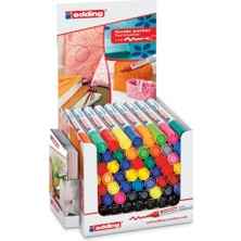 Esranın Dünyası Edding 4-50441 T-Shirt Marker, 4500, Karton Ekran 150 x 140 x 270 Cm, 60 Parça