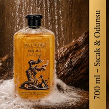 Allpure Duş Jeli Oud Wood (700 Ml Sıcak Ve Odunsu - Sülfat/Tuz Içermez)- Aile Boyu