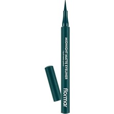 Esranın Dünyası Midnight Matte Yüksek Pigmentli & Mat Bitişli Likit Göz Kalemi