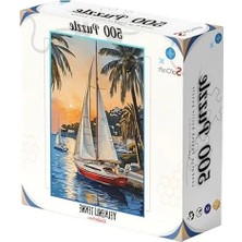 Esranın Dünyası 500 Parça Yelkenli Tekne Temalı Puzzle, Eğlenceli Zeka Geliştirme