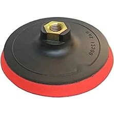Esranın Dünyası Cırtlı Disk Zımpara Altı, 115 Mm, Kırmızı, Plastik Köpük Arayüz