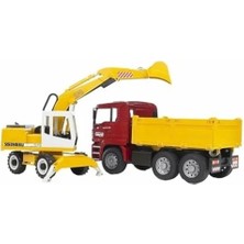 Esranın Dünyası Damperli Kamyon ve Ekskavatör Ölçekli Model Seti