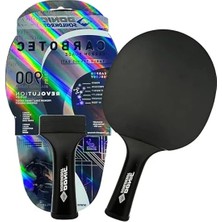 Esranın Dünyası Donic- Tischtennisschläger Carbotec 900, 20% Carbon, 1,9 mm Schwamm, Champion Qrc - Ittf Belag, Konkav