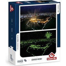 Esranın Dünyası Anıtkabir Temalı Neon Puzzle - 1000 Parça Eğlenceli Yapboz