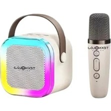 Esranın Dünyası Kablosuz Bluetooth Hoparlör, Karaoke Mikrofon ve 5 Ses Efekti ile Hd Stereo