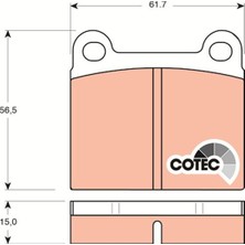 TRW Depomix Fren Balatasi Arka Giulietta-Gt-Spider 74-90 /audi 100-60-75 68-76 /ford Taunus 64-74/ Mercedes W114-W115-C123-S Serisi /ascona A