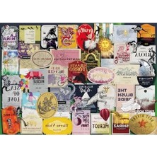 Esranın Dünyası Yetişkinler Için 1000 Parça Puzzle Etiket Seti - Eğlenceli Aktivite