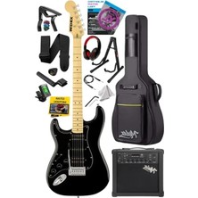 Esranın Dünyası Bluetooth Amfi ile Şarjlı Elektro Gitar Seti, 25 Watt