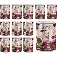 Esranın Dünyası Biftekli ve Jöleli Konserve Kedi Maması, 400 gr x 12 Adet