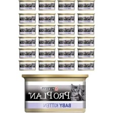Esranın Dünyası Pro Plan Pro Plan Baby Kitten Tavuklu Konserve Yavru Kedi Maması 85 gr x 24 Adet