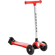 Esranın Dünyası Kırmızı Renkli Yükseklik Ayarlı Scooter, Eğlenceli Ulaşım