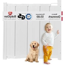 Esranın Dünyası Çekilebilir Bebek Koruma Izgarası, 55-89 cm Arasındaki Alanlar Için Beyaz Renk