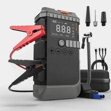 Esranın Dünyası 150 Psı Hava Kompresörü ve Taşınabilir Jump Starter - 12000MAH Güç, LED Fener