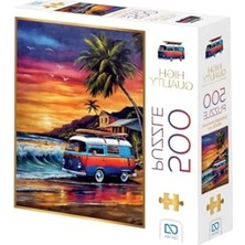 Esranın Dünyası 500 Parça Sahildeki Karavan Puzzle, 48X33CM