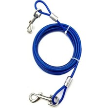 Esranın Dünyası Mavi 4.5 Metre Köpek Bahçe Bağlama Halatı Mavi Xl