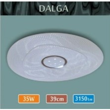 Erbay 35W Sıva Üstü Armatür Dekoratif LED Panel Dalga (Beyazışık)